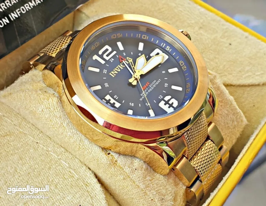 للبيع ساعة انفيكتا اصلية مع الشهادة اصدار خاص بيعة سريعة