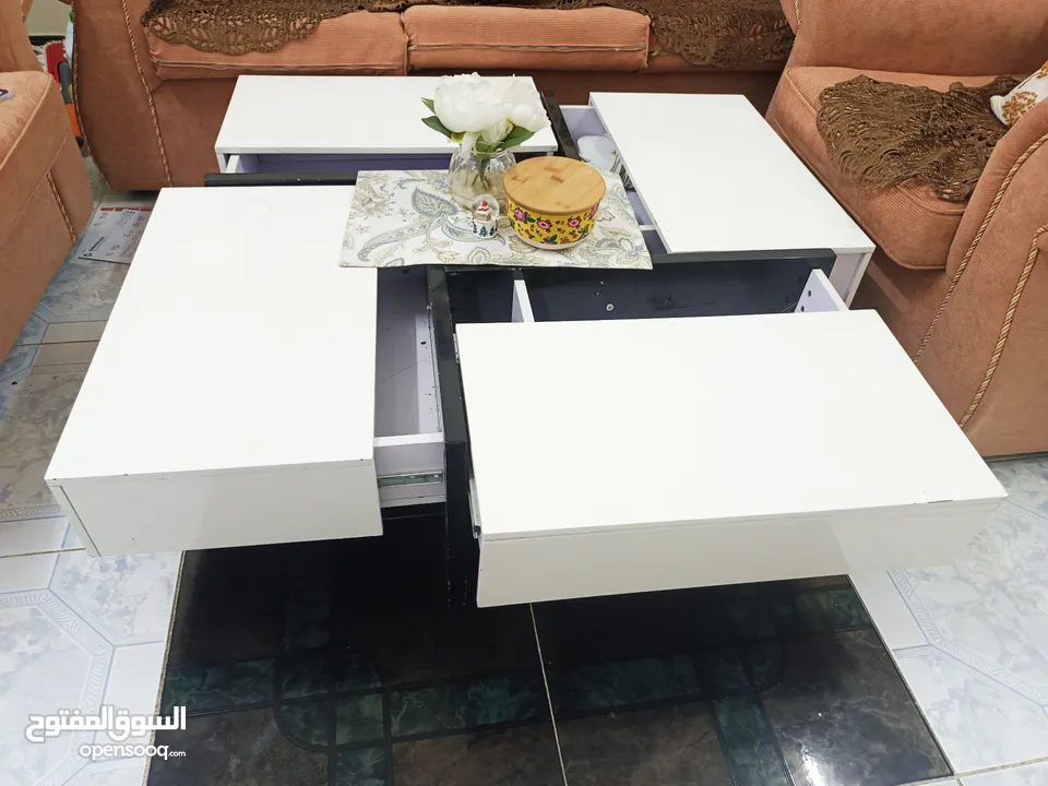 White color Sofa table