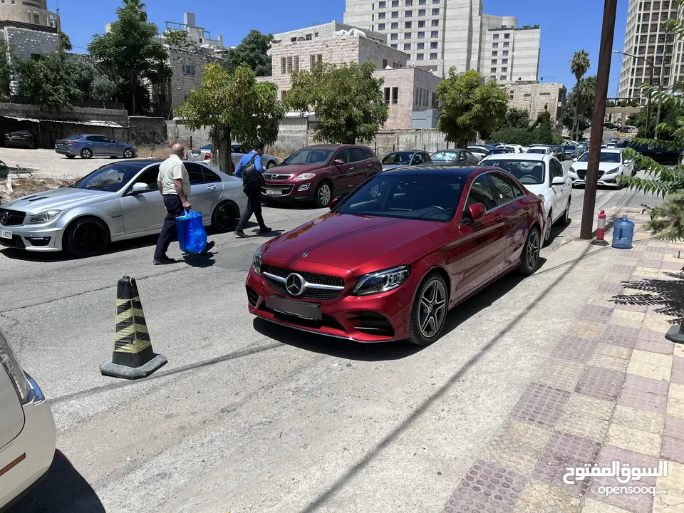 مرسيدس 2020 بانوراما لون خمري رائع amg فحص كامل