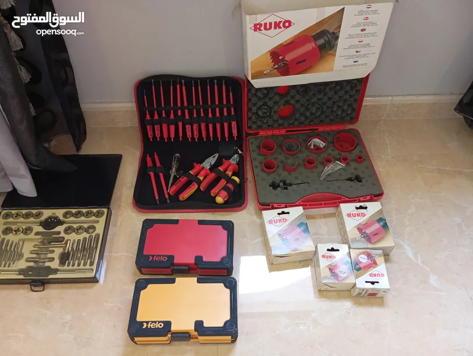 عدد يدويه ألماني أصلي ماركة Ruko و Felo Original German hand tools, brand new