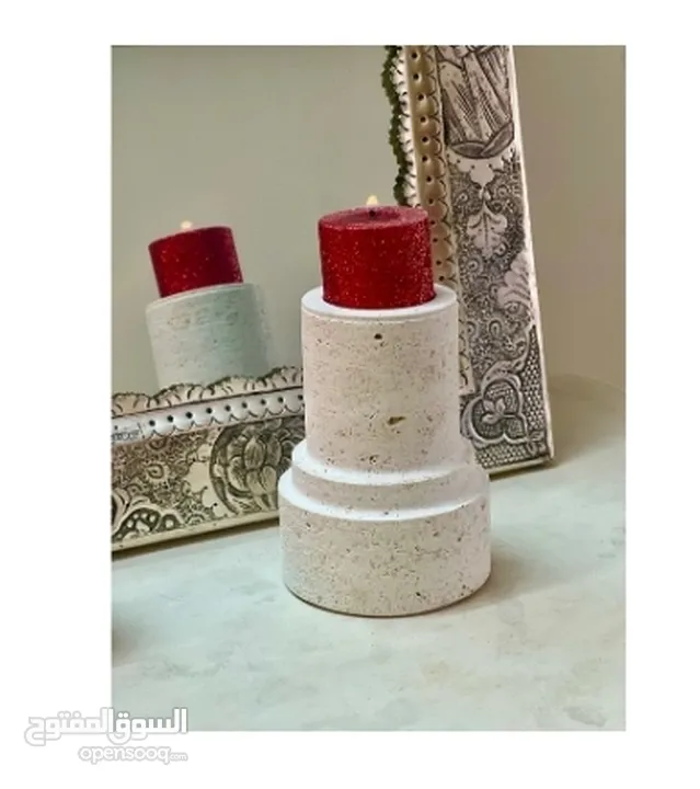 Marble and onyx stone decorative products (candlesticks, vases, stoneware, coffee cups, etc.)