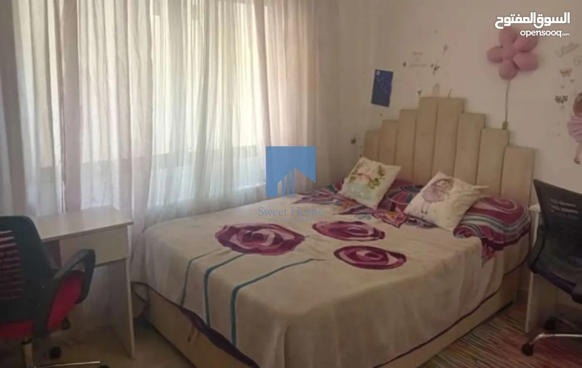 شقة أرضية فاخرة للبيع في الرابية  - خلف الإتصالات ( Orange ) 160م مع ترس امامي 30م تشطيب سوبر ديلوكس