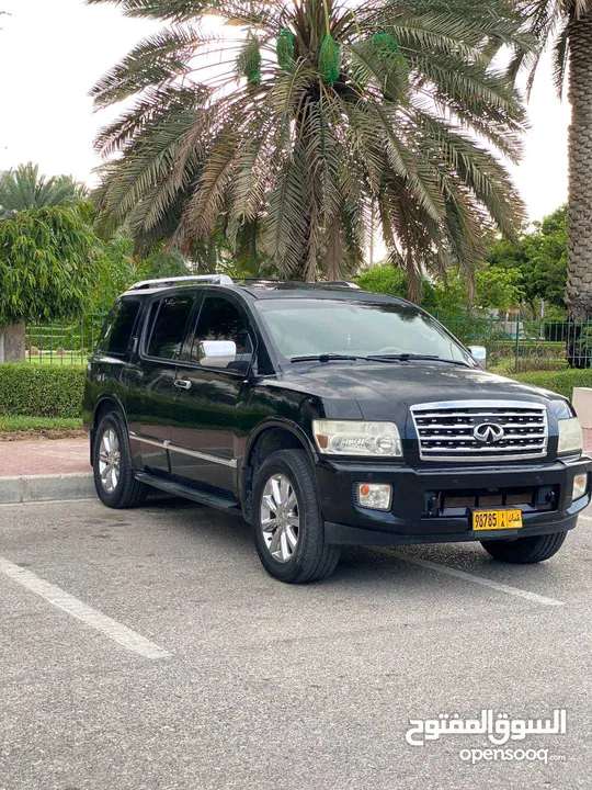 انفنتي Qx56 نظيف جدا والمستخدم الثاني ماخذنها من هندي وكل شي شغال فيها دق سلف وتوكل واستخدام يومي