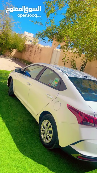 Hyundai Accent Gulf Bahwan 2023 model, agency service, under warranty