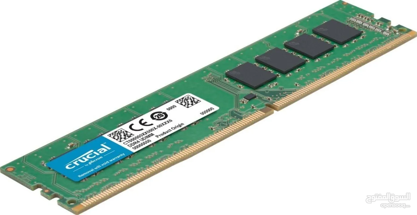 DDR4 3200MHz 16GB مع ضمان 10شهور