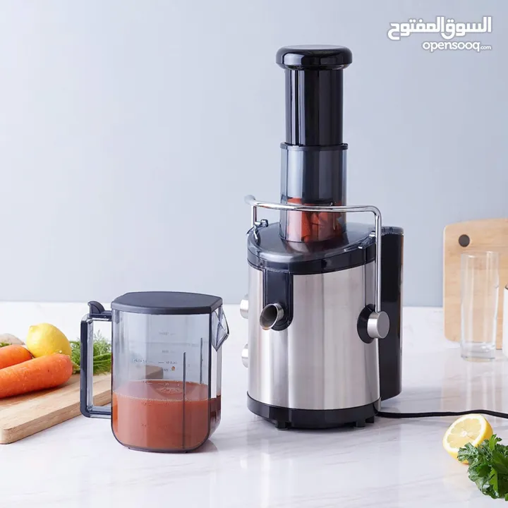 عصارة فواكه من ميديا 600 وط جديد غير مستعمل بالكروتونة (عصر جميع انواع الفواكه) midea بسعر ممتاز