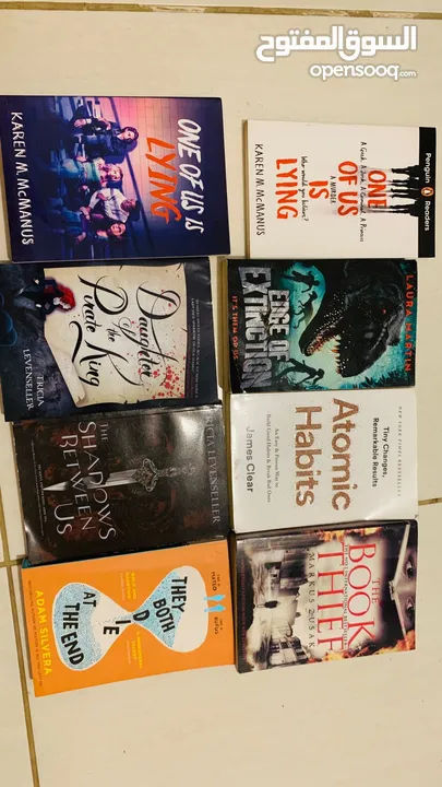 YA books for sale, most used once and are in almost new condition. Some are perfectly new