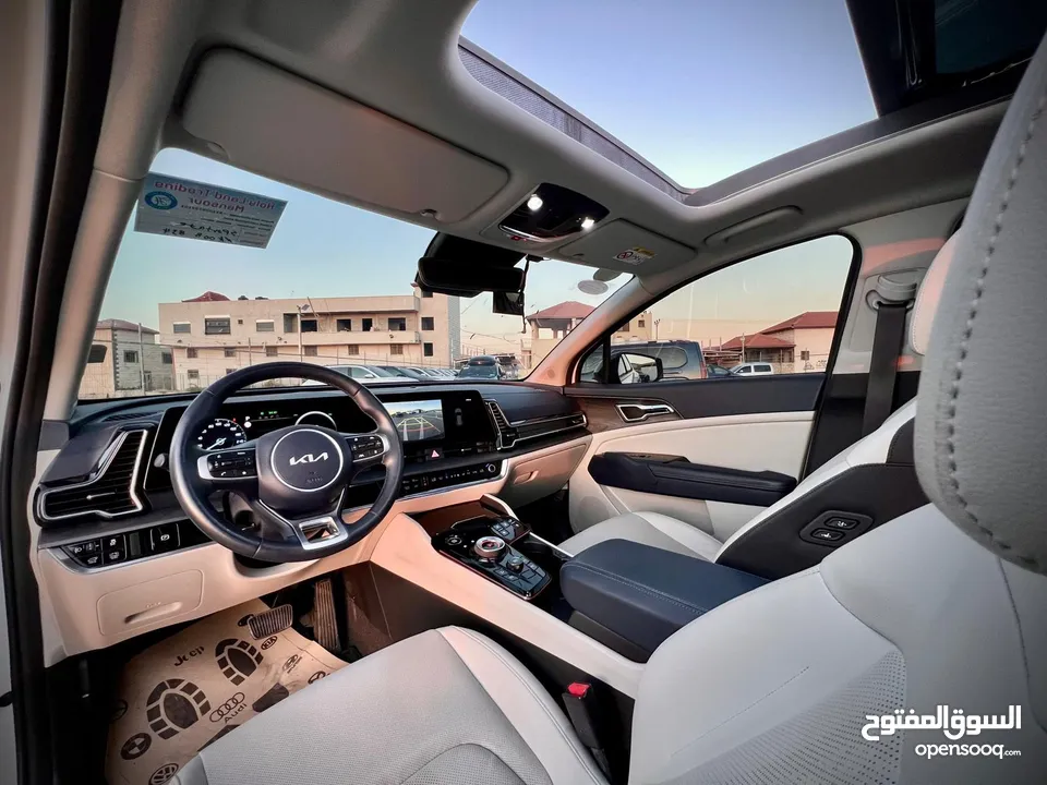 كايا سبورتاج /2022 فل الفل فتحة سقف  2x4 ///240Hp بنزين + كهرباء  ( Haybrid) 1600cc