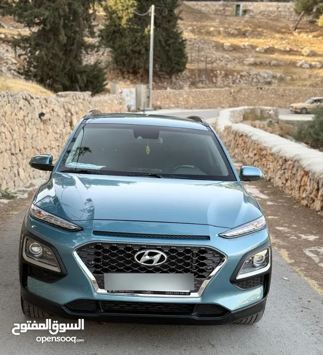 هيونداي كونا 2020 جديدة في حالة الشركة عداد 57 الف فقط بلون مميز