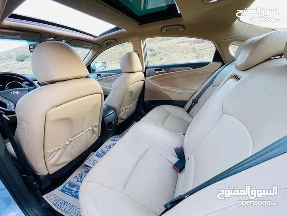 هيونداي سوناتا 2015 وارد الوكالة مالك اول بحال الشركة اعلى صنف ممشى قليل 7 جيد