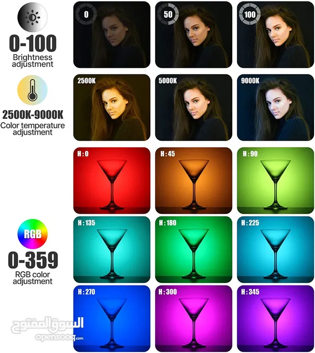 اضاءة تصوير ملون Ulanzi VL49 RGB Mini LED Video Light