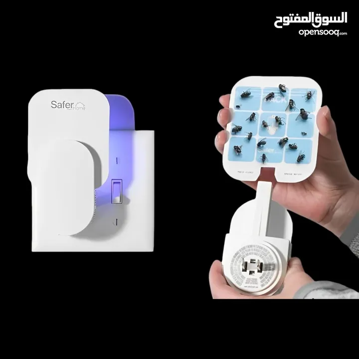 جهاز قتل البعوض والحشرات بتصميم لاصق وبدون صوت