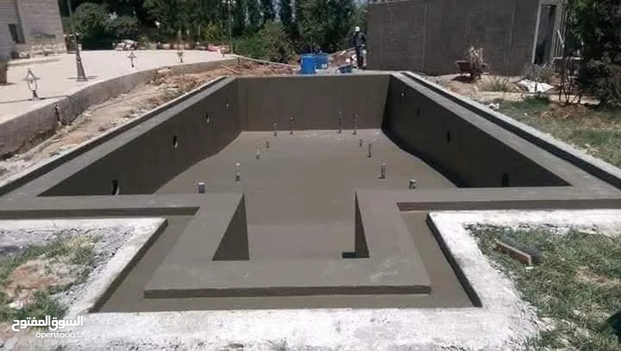 ترميم وإنشاء المسابح