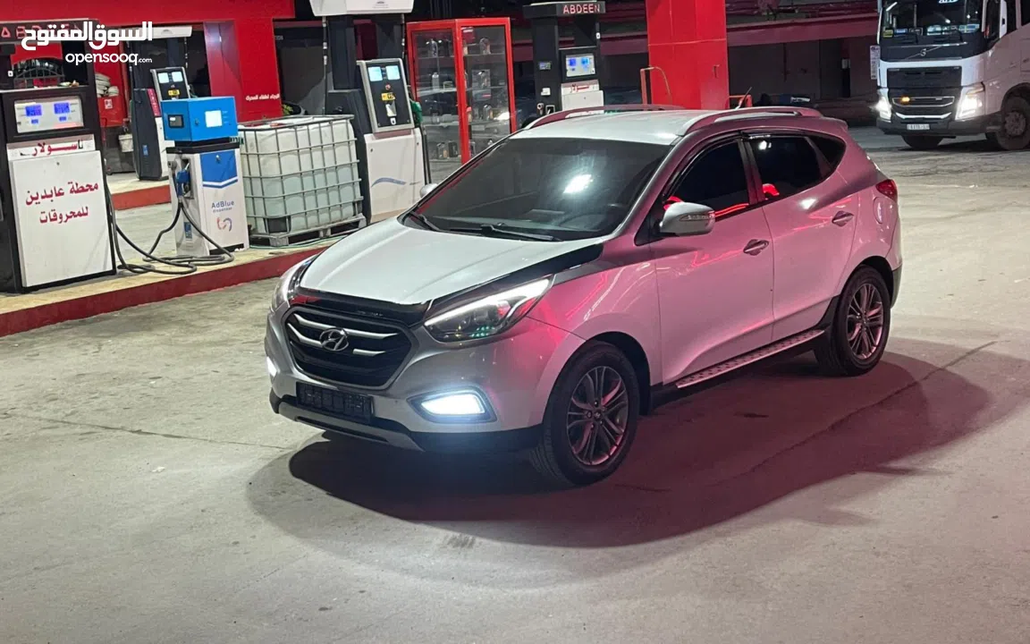 جب هونداي توسان 2014 دفع رباعي .هوك وصلة جر . فل اضافات بدون فتحة