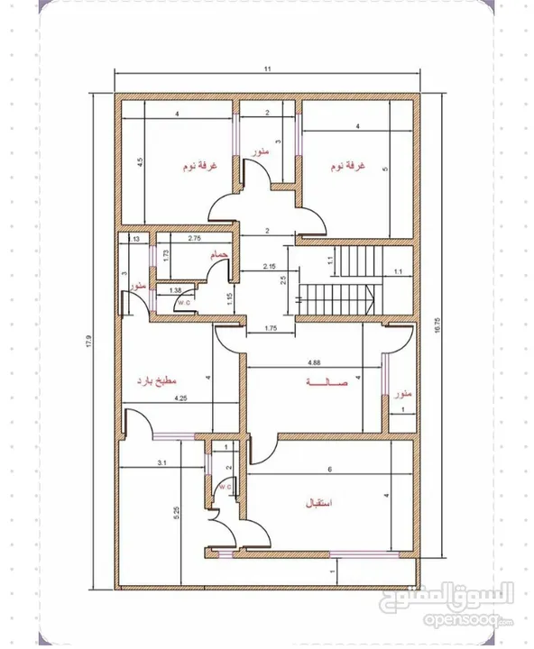 مخططات معماريه وانشائيه وصحيه وكهربائيه وتصميم ديكور