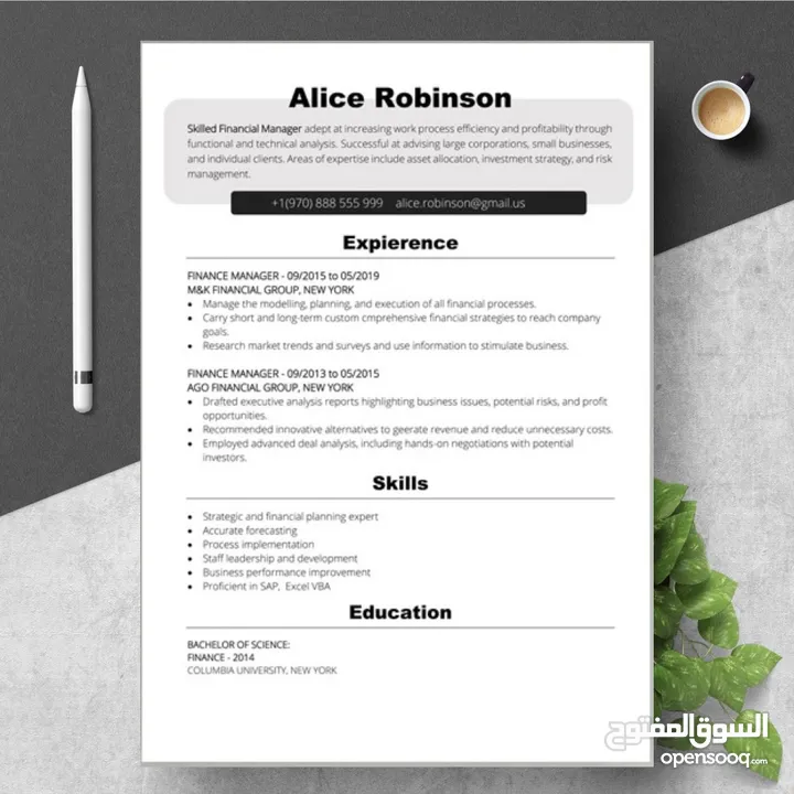 افضل تصاميم سيرة ذاتيه بسلطنة عمان تظهر خبراتك ومهاراتك بشكل احترافي مميز Cv Design اقرأ الوصف