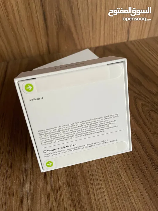 سماعات أبل الجيل الرابع‏ Apple AirPods 4 standard/ANC with 1 year warranty