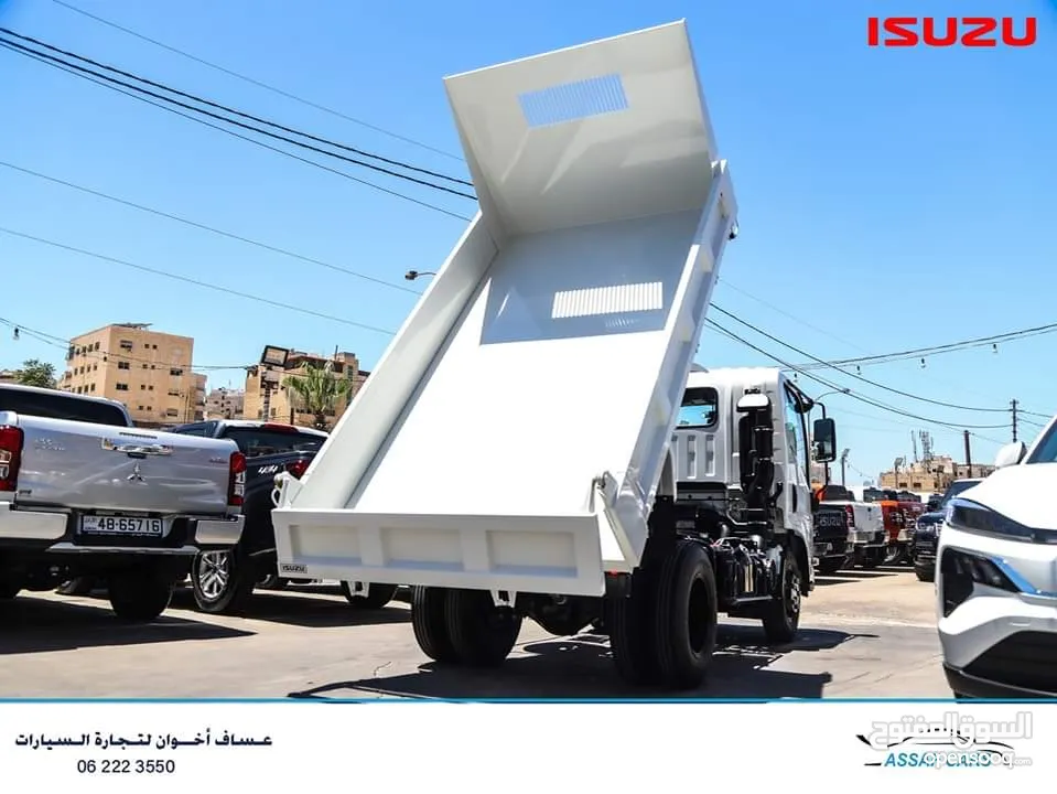 Isuzu NMR 2024 عداد صفر، كفالة الوكيل (قلاب رفيع)