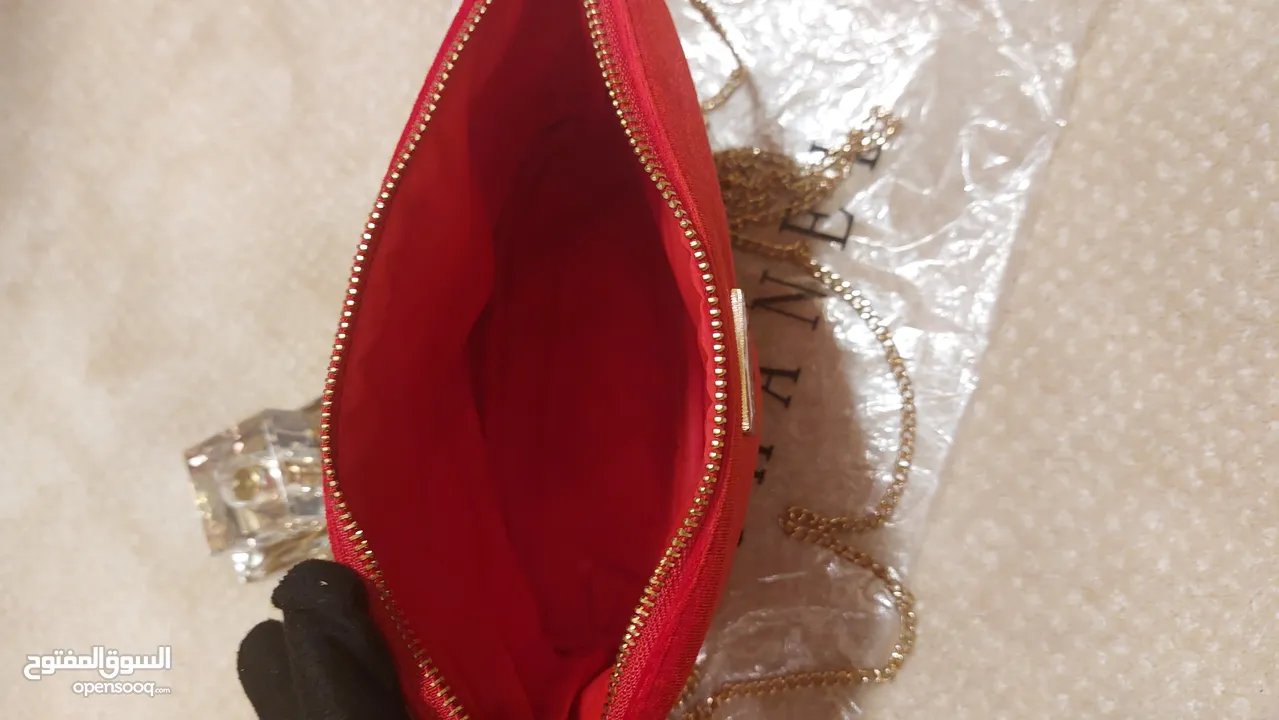 Channel crossbody/makeup bag