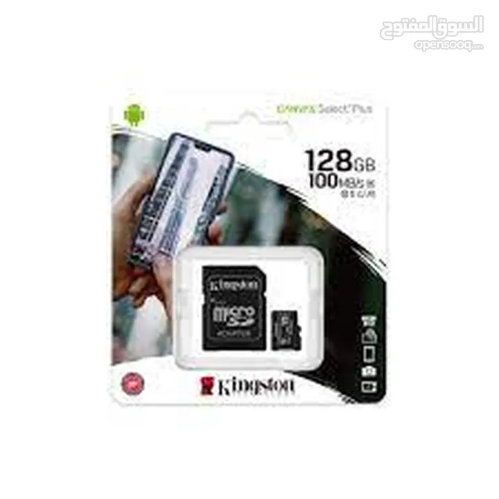 KINGSTON SDCARD MICRO 128 GB ميموري كارد كنجستون 128 جيجا