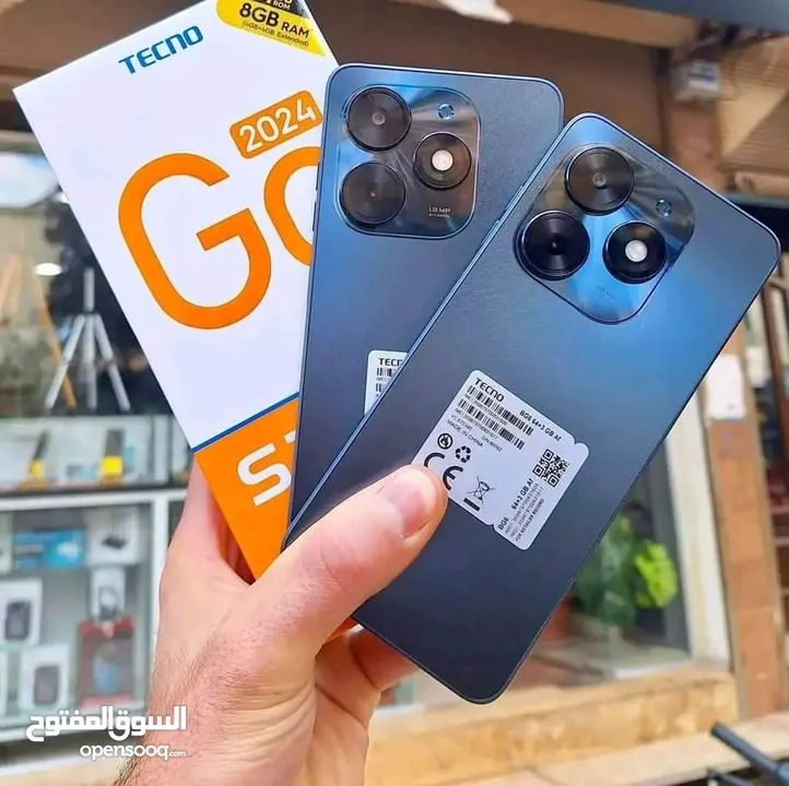 مستعمل ايام  Spark GO 2024  رام 8 جيجا 128 شغال كفاله الشركة متوفر توصيل