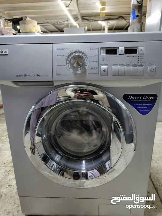 LG 7kg inverter wash with 4kg dryer 2in1()