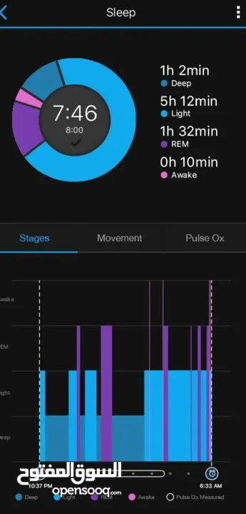 ساعه يد ذكيه جارمن الأصلية (GARMIN vívosmart 4) مستعمله شهرين