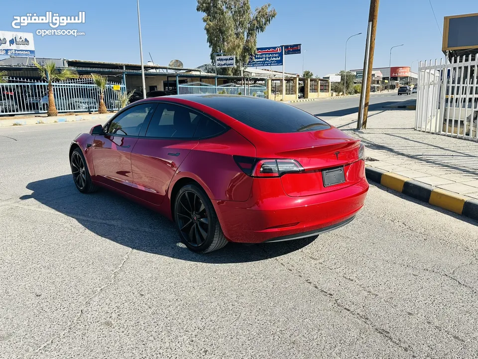 تسلا MODEL 3 موديل 2020  ستاندر بلس حرره خمري مميزه