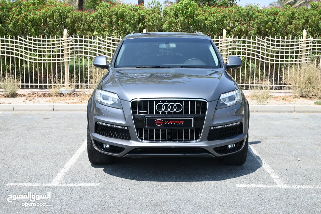 0% DP - AUDI Q7 S-LINE 3.0SC 2015 - FIRST OWNER - WELL MAINTAINED - GCC