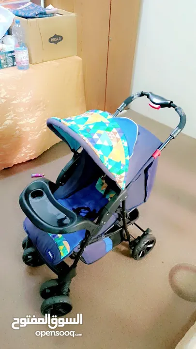 Branded Junior’s stroller is available in excellent condition.