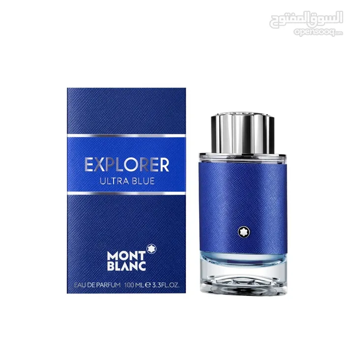 عطر montblanc explorer ultra blue بحالة الجديد
