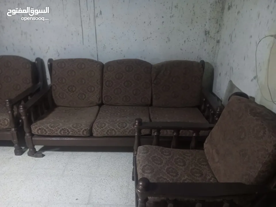 طقم مورس 7 مقاعد مع 14 حبه اسفنج