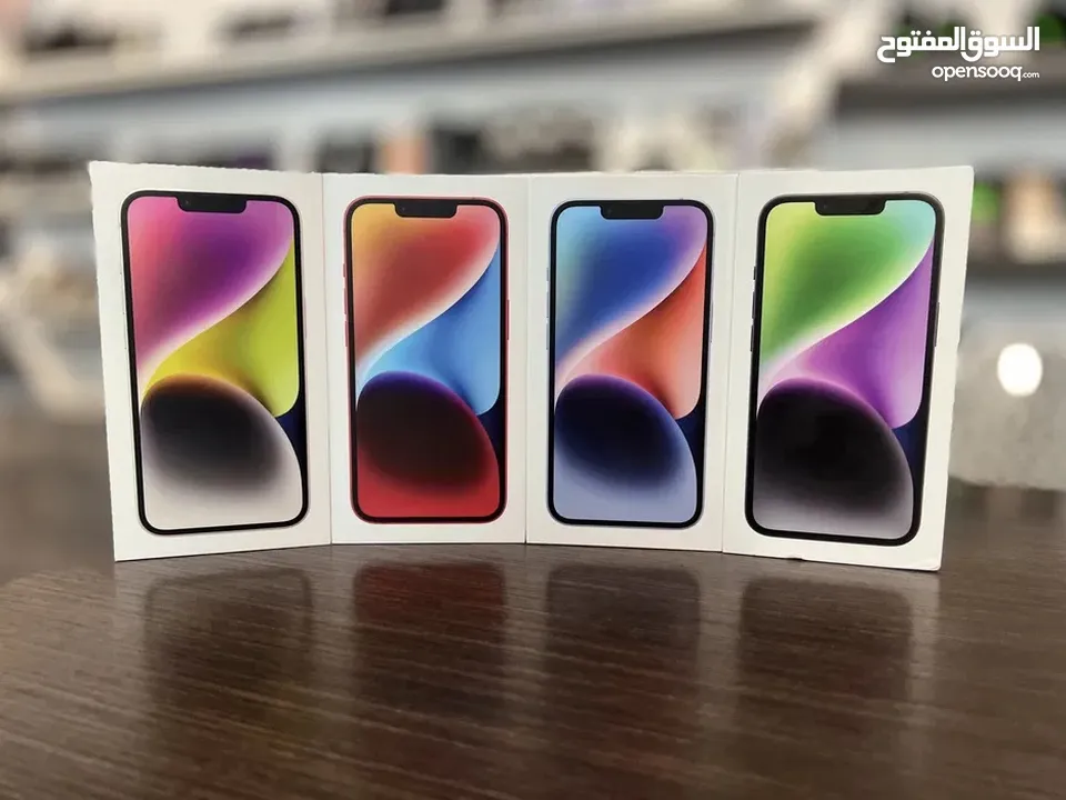 iPhone 14 Plus 128GB  ايفون 14 بلس 128    جديد كفالة شرق اوسط