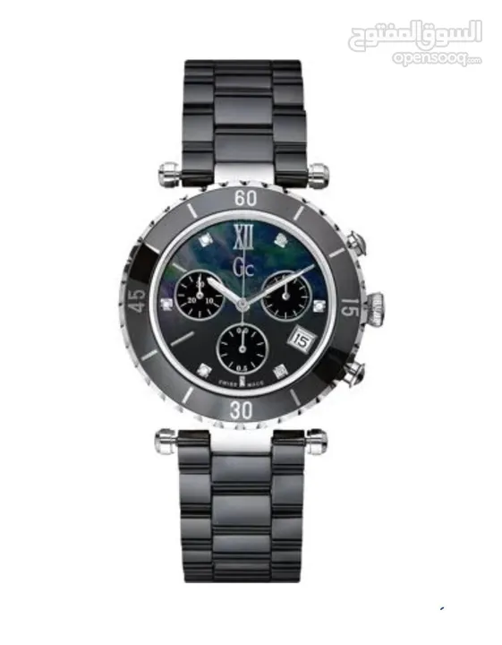 ساعة Gc Diamond Chronograph نسائية، By Guess، سويسرية، Swiss made