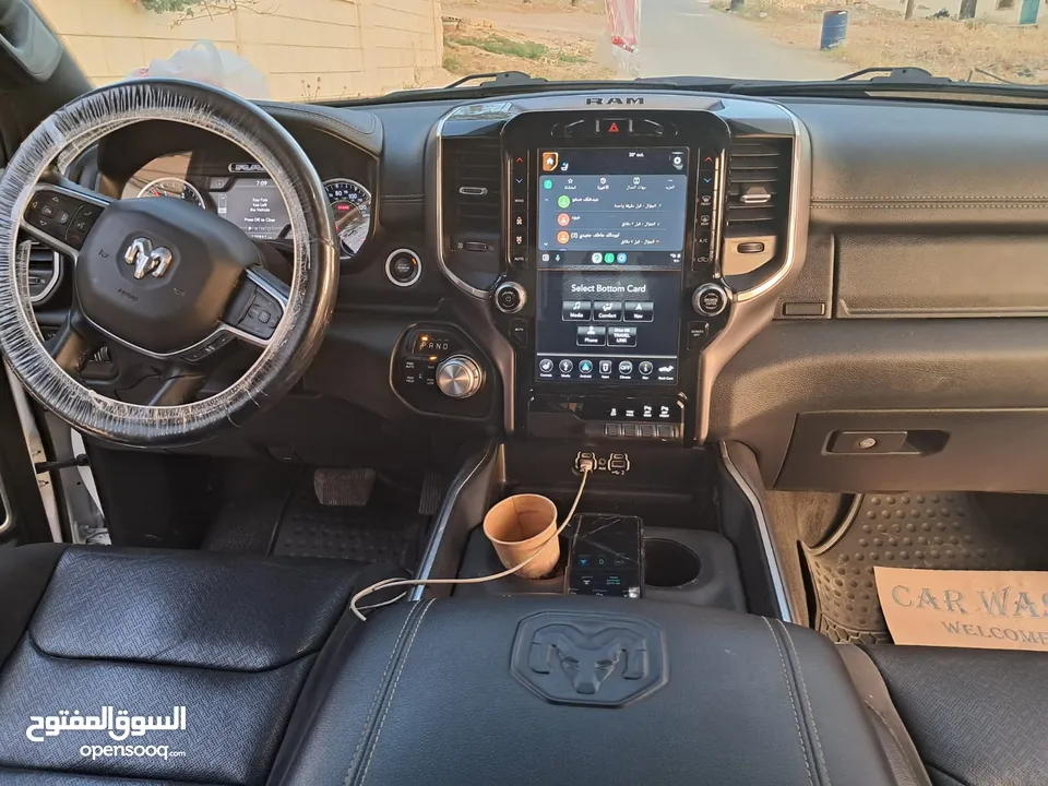 دوج رام 1500 موديل 2020  فل كامل فحص كامل ممشى  قليل دهان الشركه      للبيع بسعر مغري الله يبارك يب