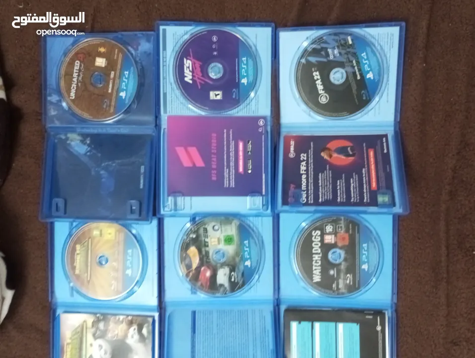 ل بلايستيشن 4 CD مستعمل شهر واحد فقط بحالة ممتازة كلهم ب 350 شيكل  الواحد ب 50 شيكل