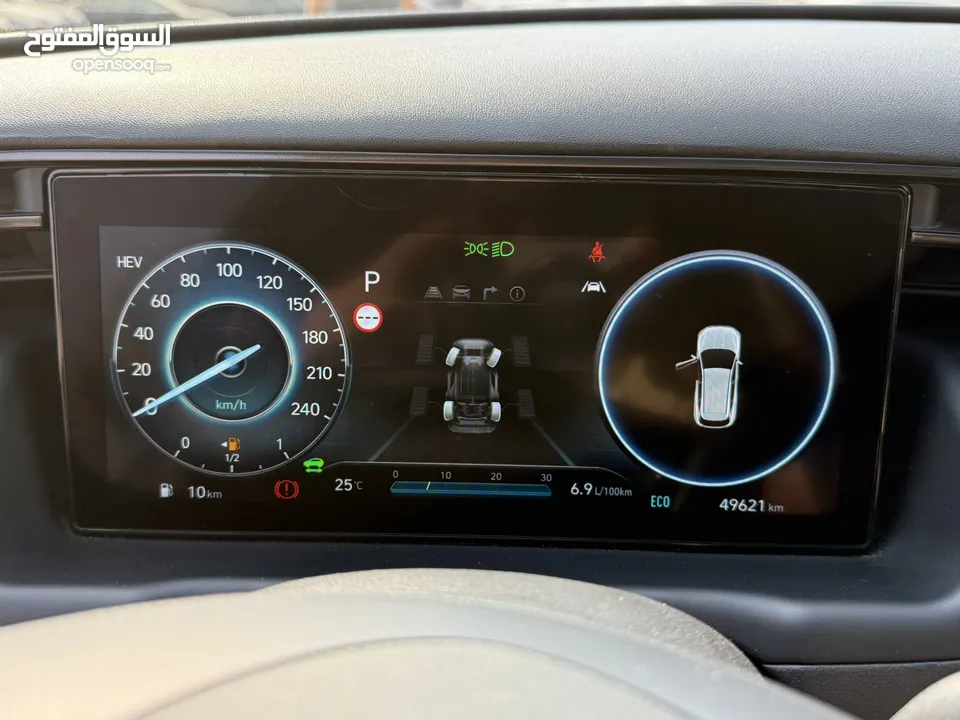 هونداي توسان NLine ترخيص 2022 محرك 1600 هايبرد plug in/يقطع على الشحنه 65 كيلو متر  271 حصان