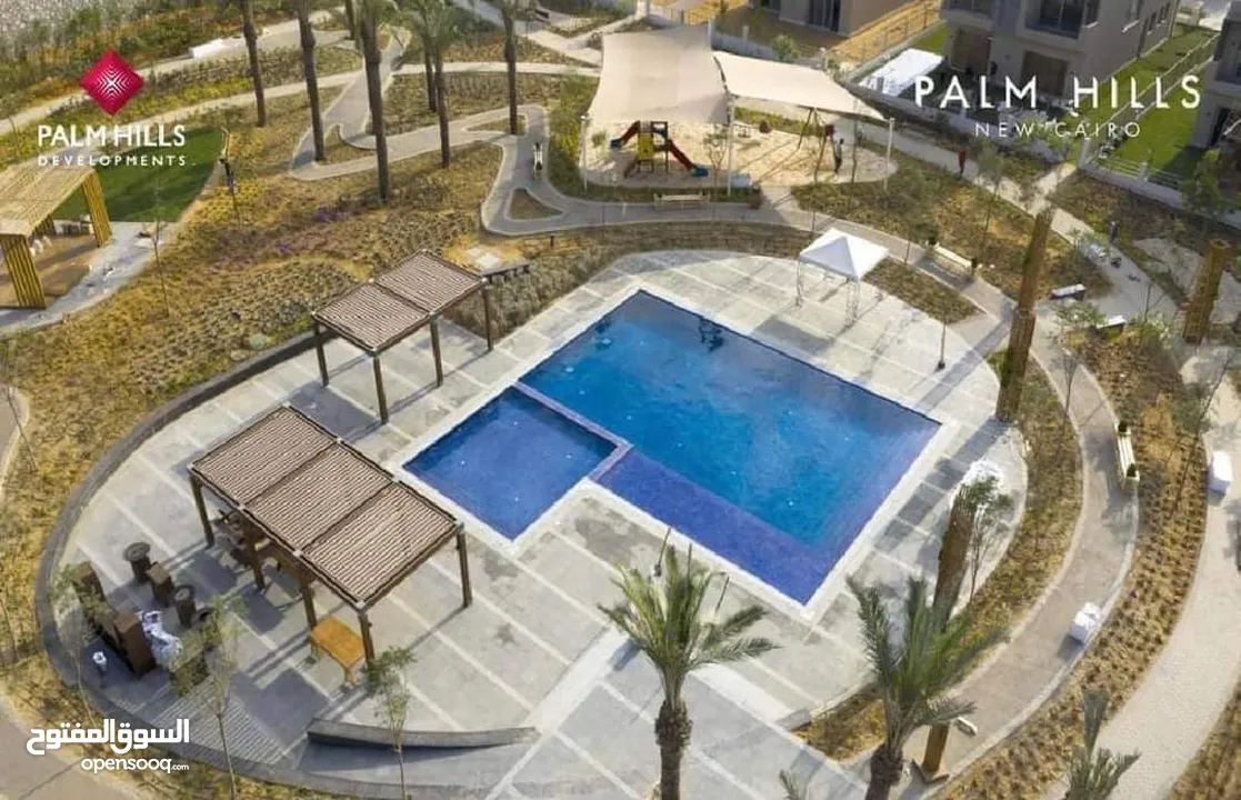 شقة للبيع #متشطبة_بالكامل بفيو لاجون في أرقي كمبوند #بالم_هيلز نيو كايرو! #PALM_HILLS #NEW_CAIRO