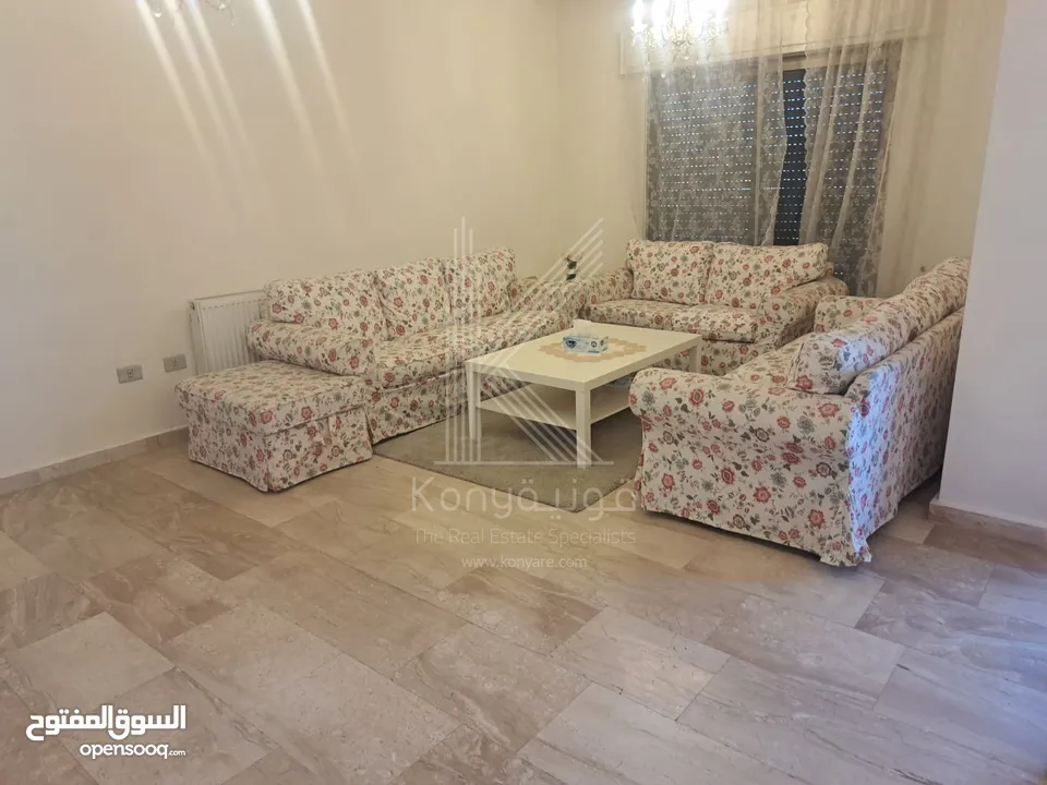 Furnished - 1st Floor Apartment For Rent In Amman - Abdoun