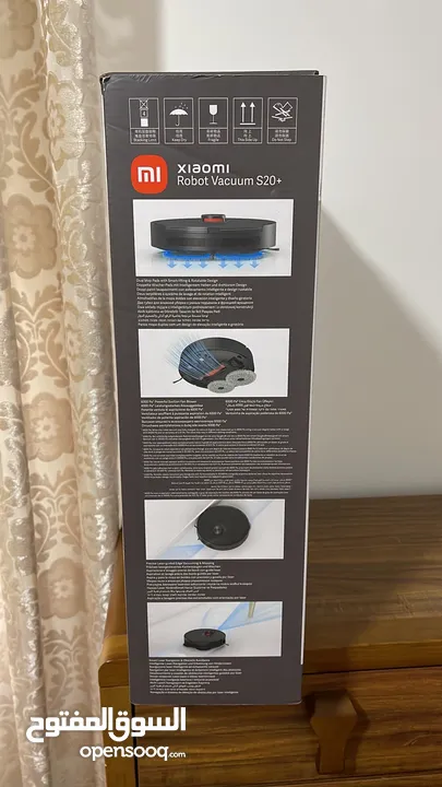 شاومي  S20+ مكنسه كهرباء ربوت شاومي xiaomi s20+ black last edition  new new