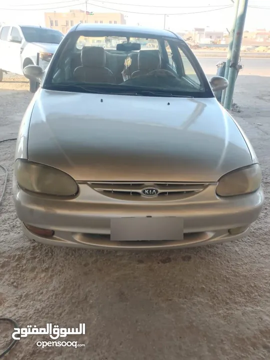 كيا سيفيا تو 1997للبيع جير عادي  بحالة ممتازة البيع بداعي السفر