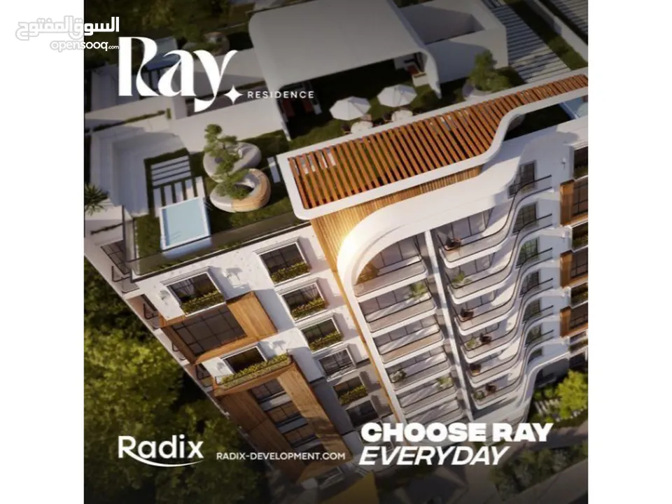 دوبلكس للبيع في كمبوند ‏ Ray Residence   Radix