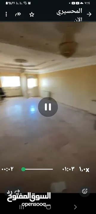 شقه للبيع ام الشرايط شبره حمره مساحه 100 متر