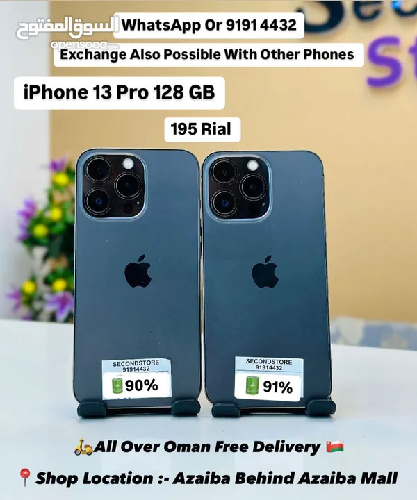 iPhone 13 Pro 128 GB - 90%,91% BH - Amazing Phone