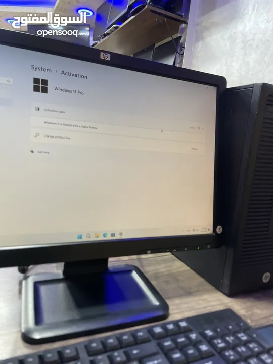 كمبيوتر HP جيل سادس رام 16 جيجا كامل مكمل من افضل الأجهز لمكتبك