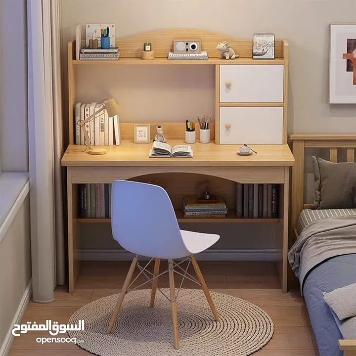 مكتب ورف كتب 2 في 1