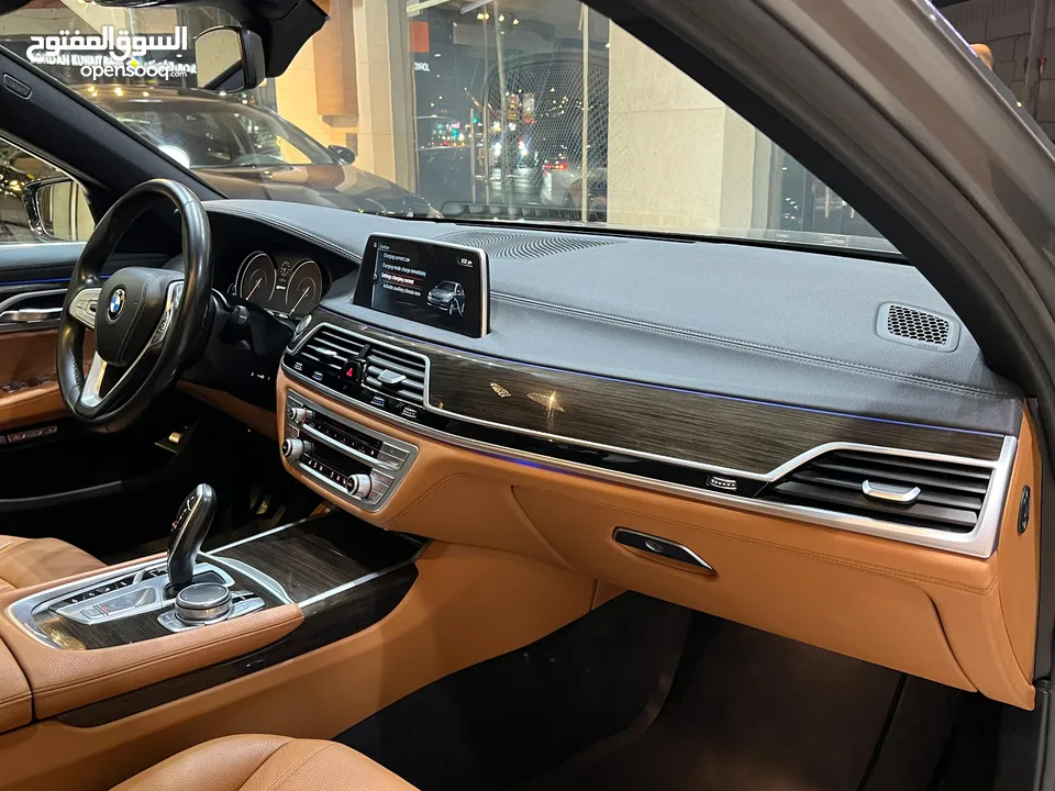BMW 740Le 2017 وارد شركه ابو خضر مالك اول فل كامل اعلى تصنيف فحص كامل بحاله الوكاله