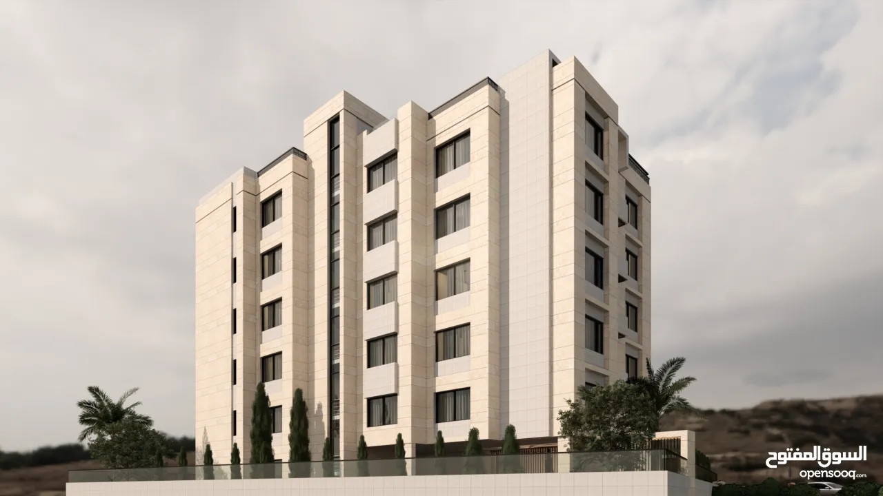 شقة 135متر للبيع بالقرب من شارع القدس و الدفاع المدني مكونة من 3 غرف نوم, حمامين,صالون,مطبخ و بلكون