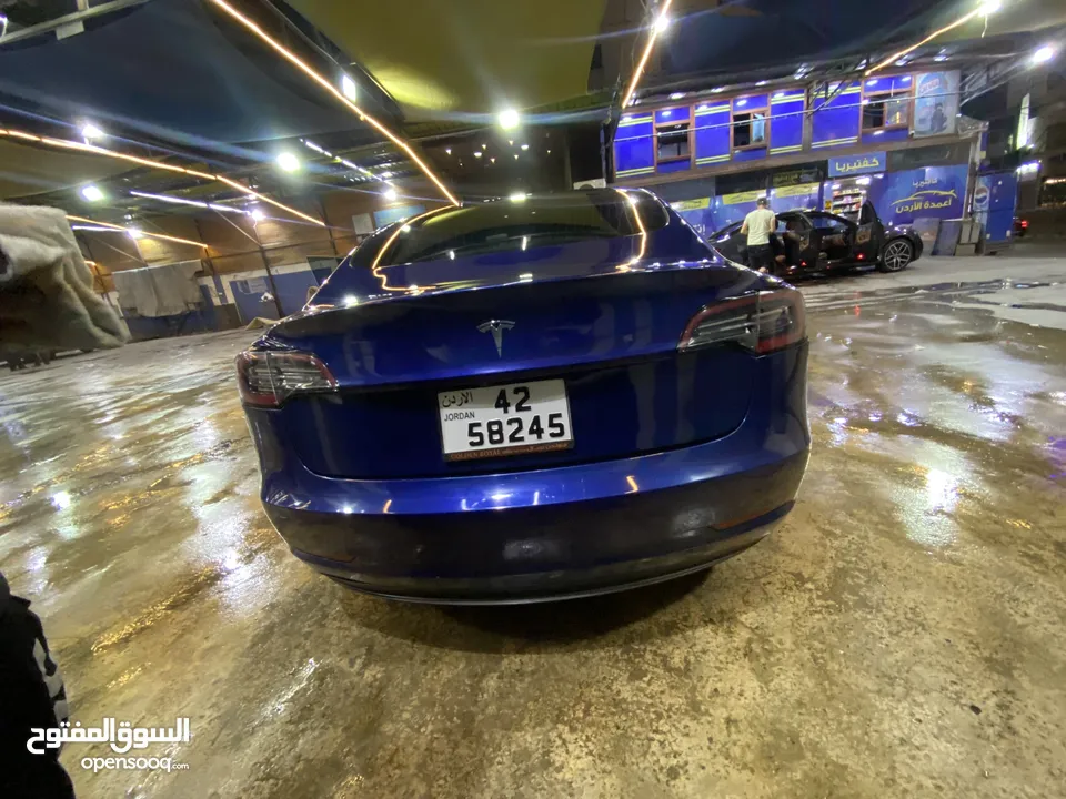 تيسلا 2019 model 3 ستاندرد بلس بحالة الوكالة لون مميز جنط 19 للبيع بسعر لقطة ومحروووووق