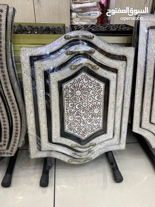 طقم صواني صدف